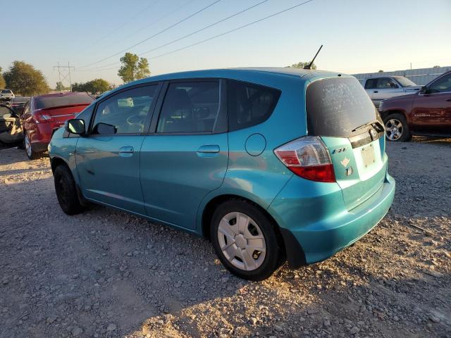 HONDA FIT 2012 turquoise  gas JHMGE8H3XCC017063 photo #3