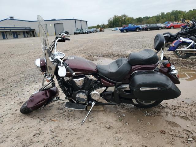 YAMAHA XVS1300 CT 2008 maroon road/str gas JYAVP25E28A007552 photo #4