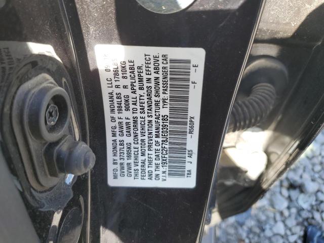 2018 HONDA CIVIC EX - 19XFC2F78JE039185