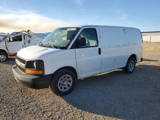 CHEVROLET EXPRESS G1 2014 white  gas 1GCSGAFX6E1158276 photo #1