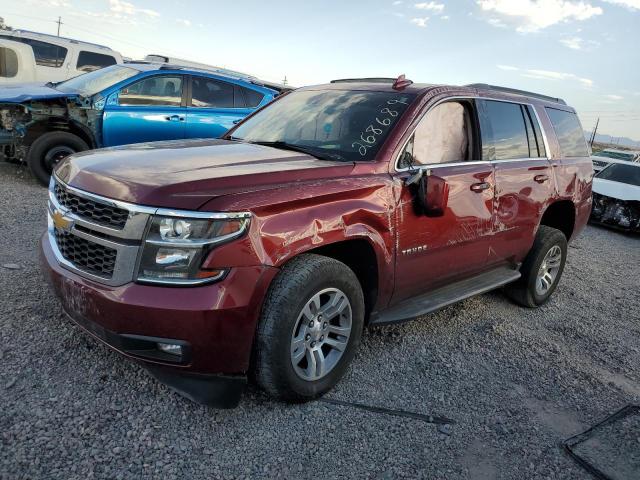 CHEVROLET TAHOE K150 2020 red  gas 1GNSKBKC4LR268689 photo #1