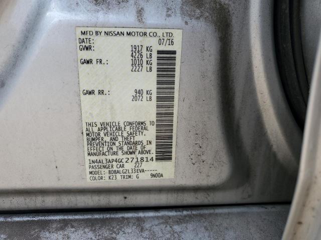 2016 NISSAN ALTIMA 2.5 - 1N4AL3AP4GC271814