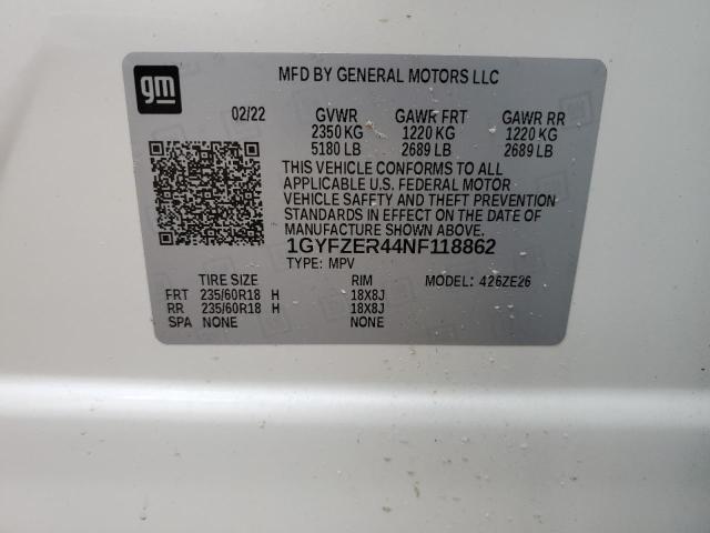 VIN 1GYFZER44NF118862 2022 Cadillac XT4, Sport no.13