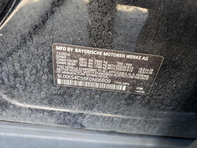 2015 BMW X5 XDRIVE3 - 5UXKS4C55F0N06609