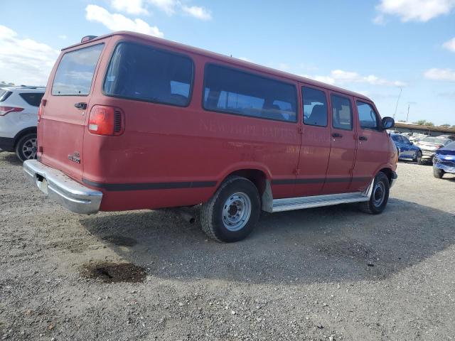 DODGE RAM WAGON 2002 red sports v gas 2B5WB35Y72K119680 photo #4