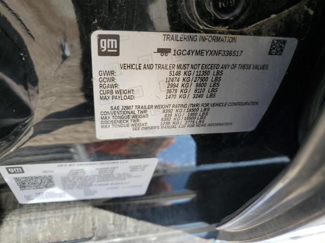 2022 CHEVROLET SILVERADO - 1GC4YMEYXNF336517