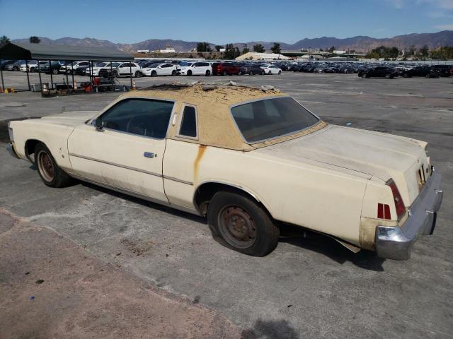 CHRYSLER CORDOBA 1978 cream   SS22J8R222909 photo #3