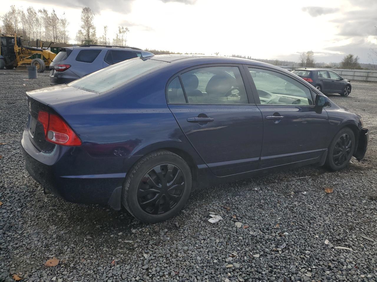 HONDA CIVIC LX 2008 blue  gas 1HGFA16518L008118 photo #4