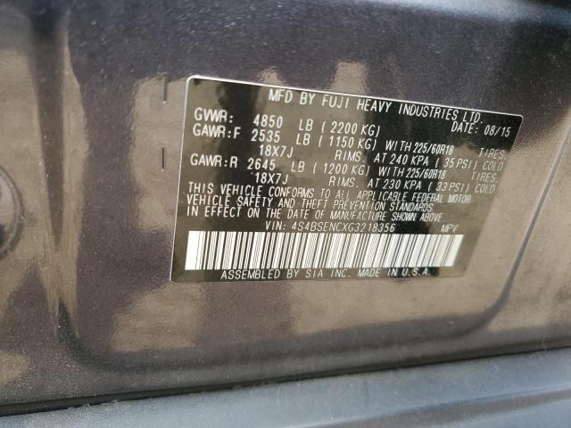 2016 SUBARU OUTBACK 3. - 4S4BSENCXG3218356