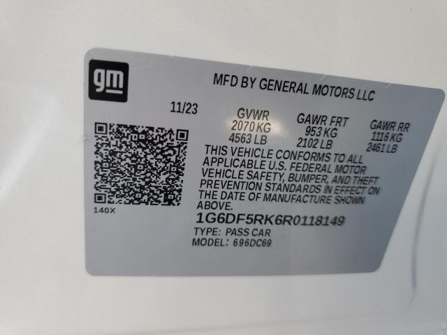 VIN 1G6DF5RK6R0118149 2024 Cadillac CT4, Premium Lu... no.12