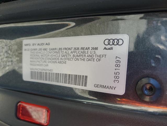 2023 AUDI A5 PREMIUM - WAUFACF50PA015451