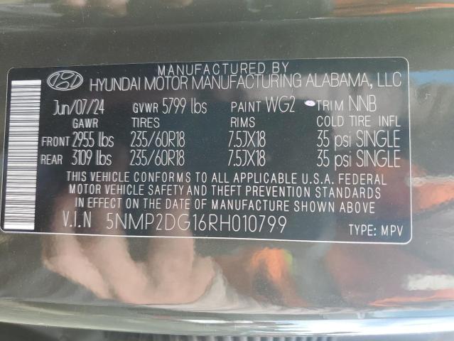 2024 HYUNDAI SANTA FE S - 5NMP2DG16RH010799