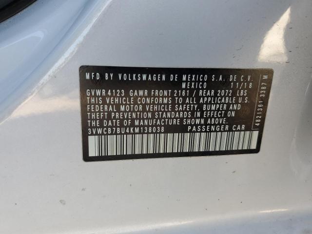 2019 VOLKSWAGEN JETTA S - 3VWCB7BU4KM138038
