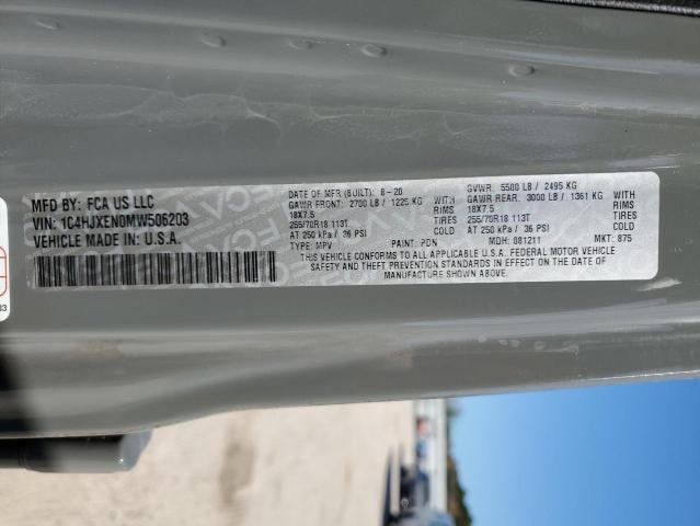 2021 JEEP WRANGLER U - 1C4HJXEN0MW506203