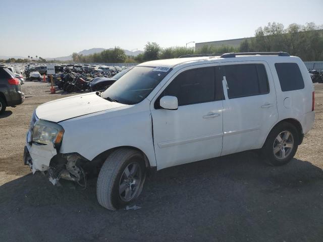 HONDA PILOT EX 2009 white 4dr spor gas 5FNYF38469B024487 photo #1