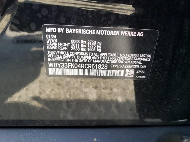 VIN WBY33FK04RCR61828 2024 BMW I5 EDRIVE no.12