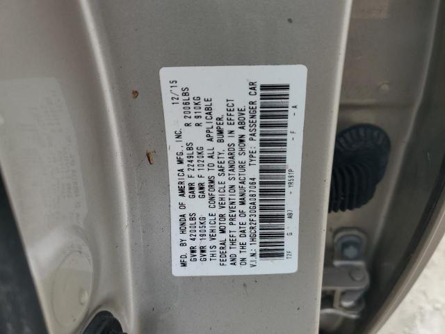 VIN 1HGCR2F30GA087064 2016 Honda Accord, LX no.13