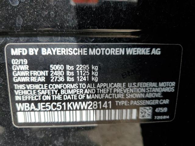 2019 BMW 540 I - WBAJE5C51KWW28141