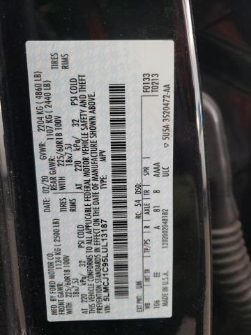 2020 LINCOLN CORSAIR - 5LMCJ1C95LUL13187
