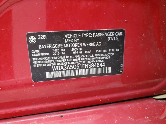2015 BMW 328 I WBA3A5G51FNS84644