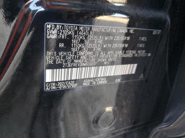 2017 TOYOTA RAV4 LIMIT - 2T3DFREV3HW606697