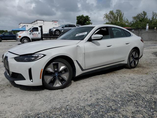 BMW I4 EDRIVE 2024 white  electric WBY43AW09RFT16446 photo #1