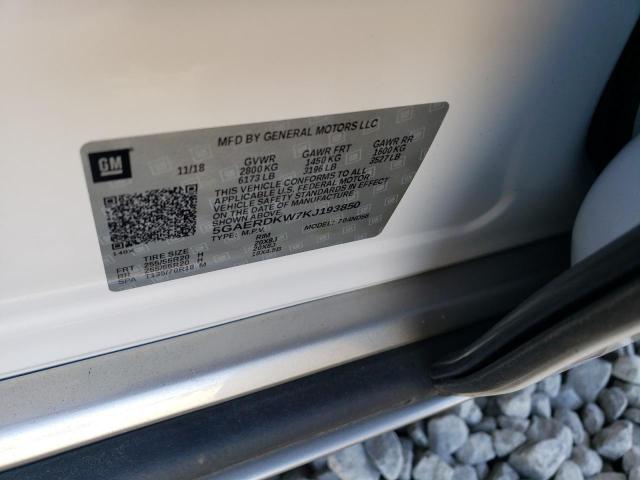 2019 BUICK ENCLAVE AV - 5GAERDKW7KJ193850