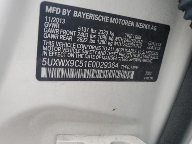 VIN 5UXWX9C51E0D29364 2014 BMW X3 no.13