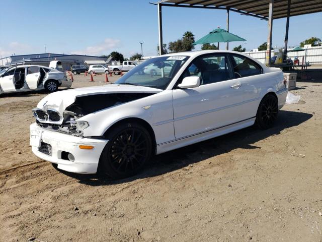 BMW 330 CI 2005 white  gas WBABD53475PL17407 photo #1