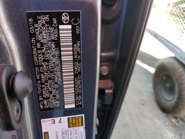 2018 TOYOTA PRIUS PRIM - JTDKARFP5J3077851