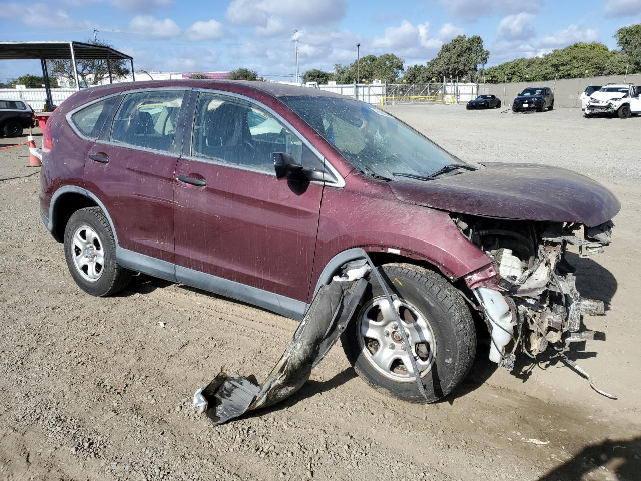 Lot #3024396552 2013 HONDA CR-V LX