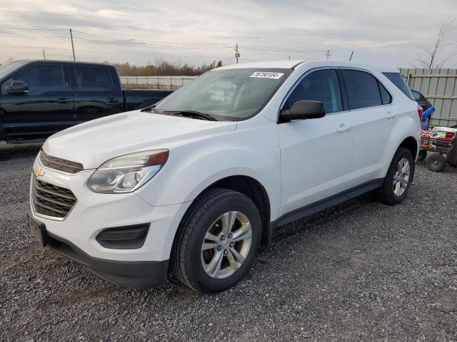 CHEVROLET EQUINOX LS 2017 white  gas 2GNALBEK8H1519841 photo #1