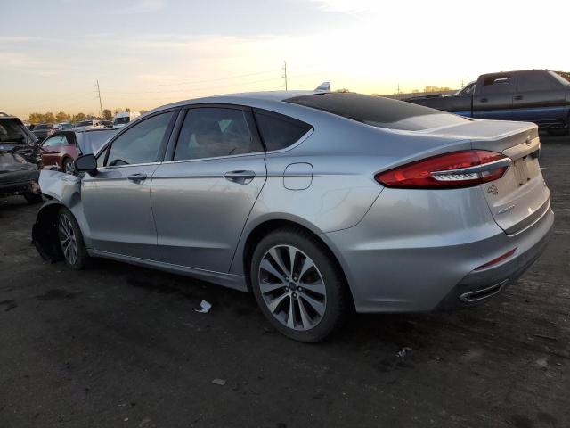 FORD FUSION SE 2020 silver  gas 3FA6P0T98LR181133 photo #3