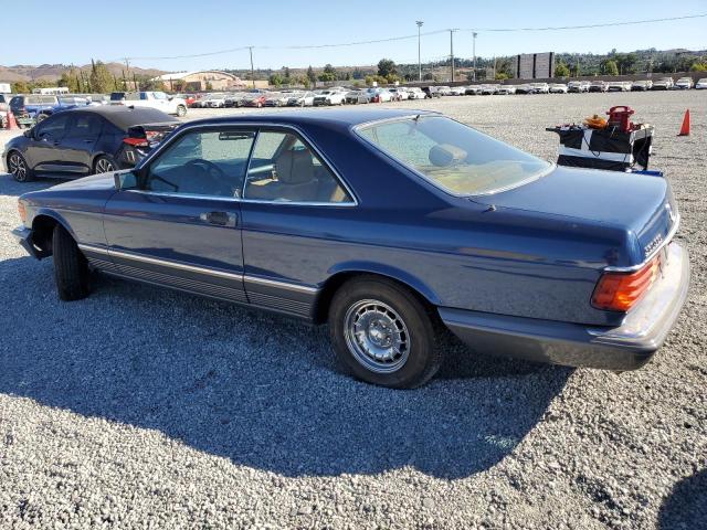 MERCEDES-BENZ 500 SEC 1984 blue  gas WDBCA44A9EA013057 photo #3