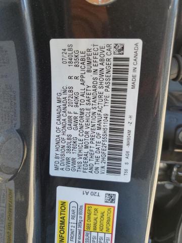 VIN 2HGFE2F55SH511049 2025 HONDA CIVIC no.12