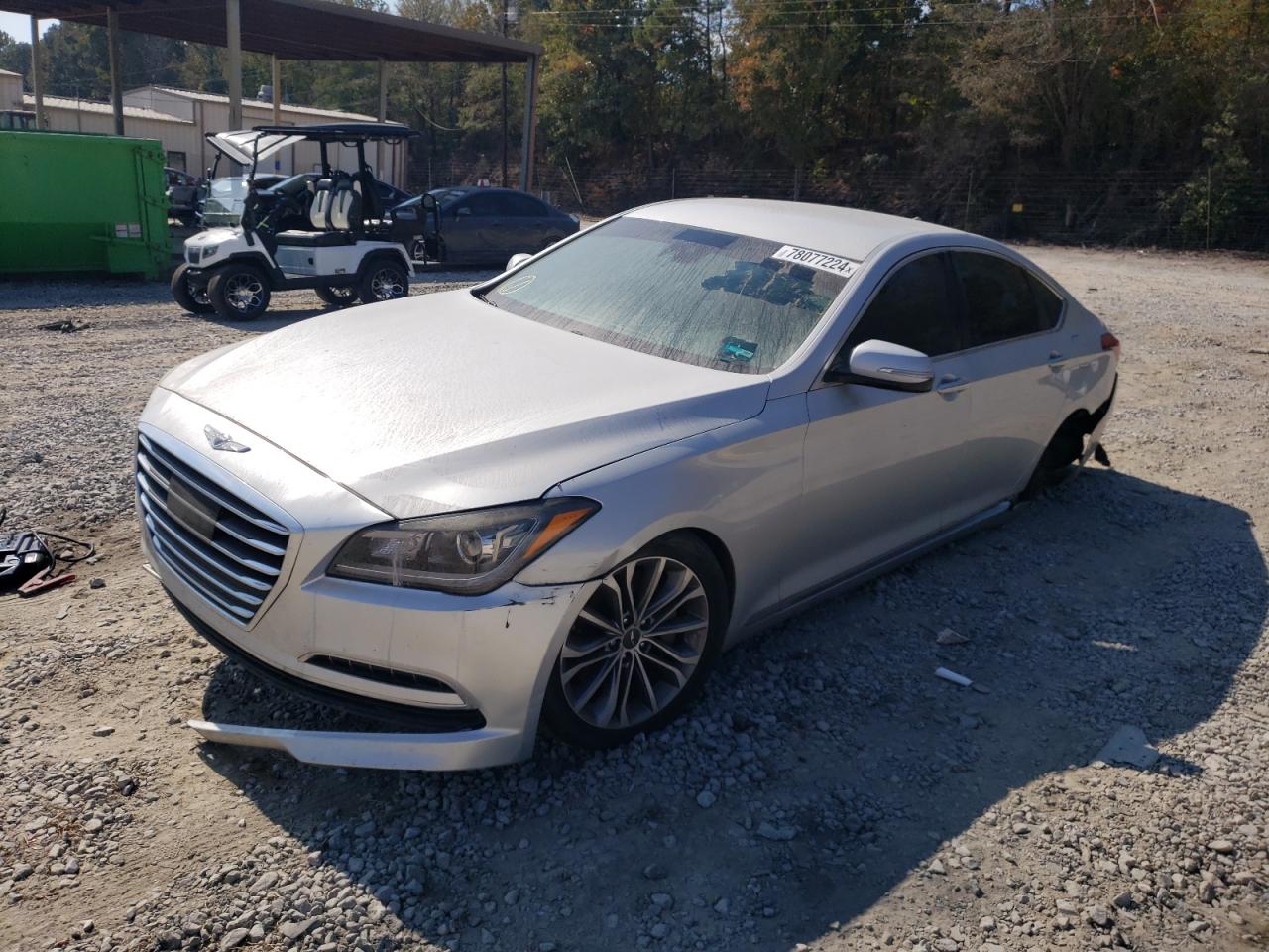 Lot #2944812611 2017 GENESIS G80 BASE