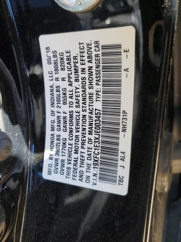 2018 HONDA CIVIC EX - 19XFC1E3XJE003457