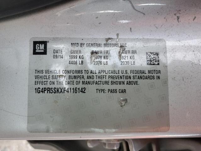 2015 BUICK VERANO CON - 1G4PR5SKXF4116142