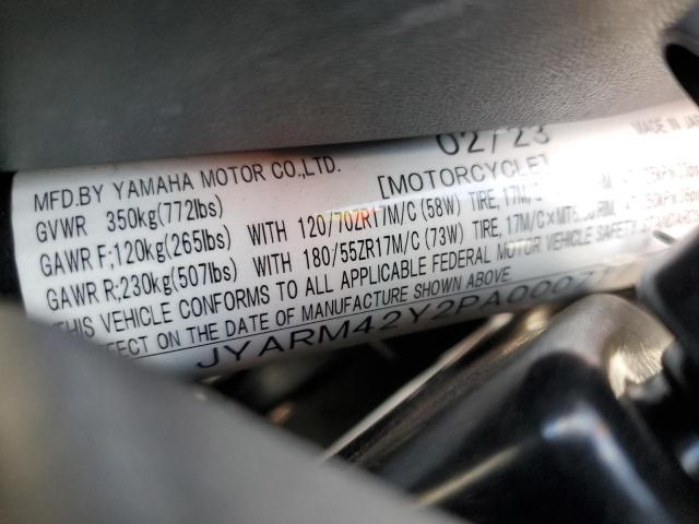 2023 YAMAHA MTM690 JYARM42Y2PA000717