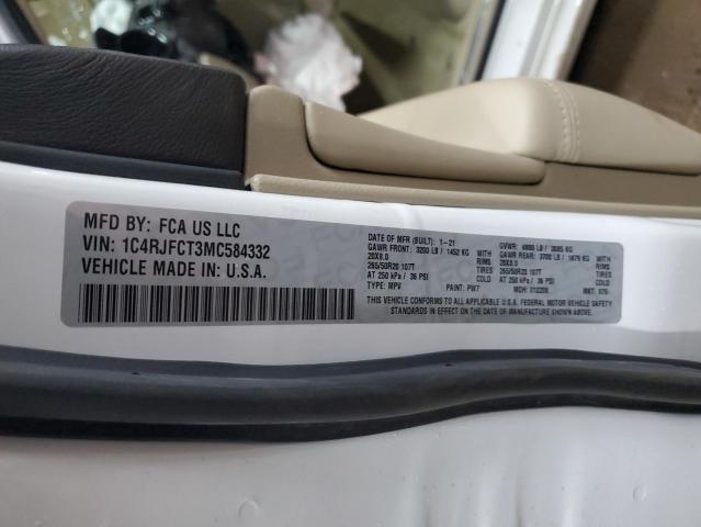 2021 JEEP GRAND CHER - 1C4RJFCT3MC584332