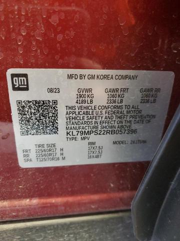 2024 CHEVROLET TRAILBLAZE - KL79MPS22RB057396