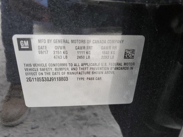 2018 CHEVROLET IMPALA LT - 2G1105S30J9118803