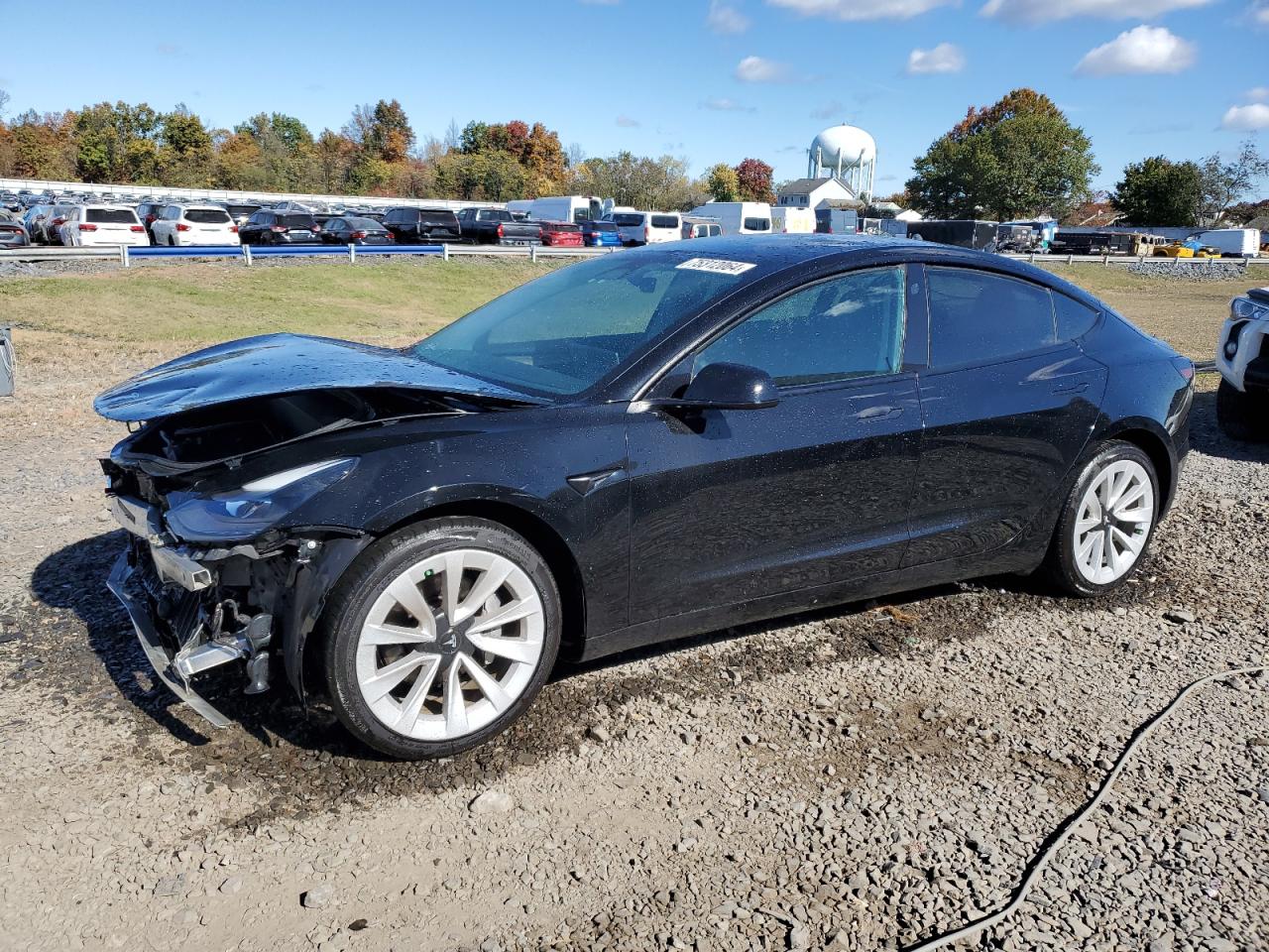 Lot #2921350824 2021 TESLA MODEL 3