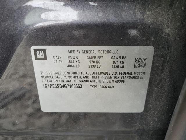 2016 CHEVROLET CRUZE LIMI - 1G1PE5SB4G7160663