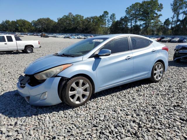 HYUNDAI ELANTRA GL 2011 blue sedan 4d gas KMHDH4AE5BU123148 photo #1