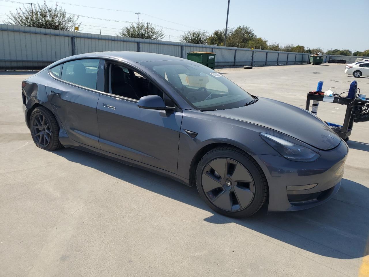 Lot #2953145671 2021 TESLA MODEL 3