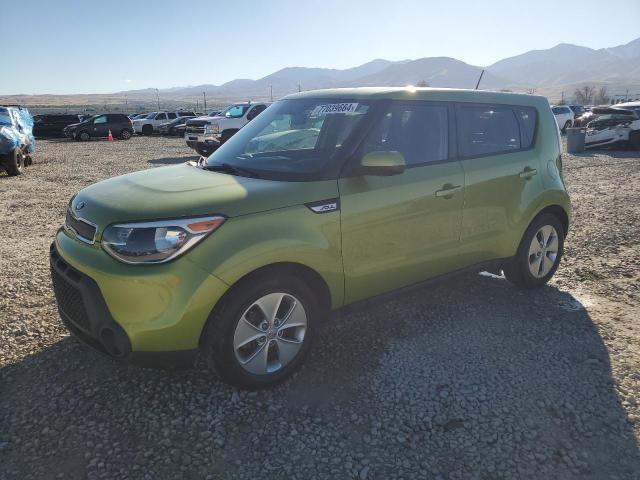 KIA SOUL 2016 green  gas KNDJN2A24G7847798 photo #1