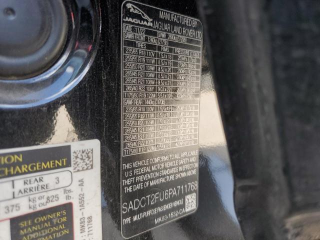 2023 JAGUAR F-PACE R-D SADCT2FU6PA711768