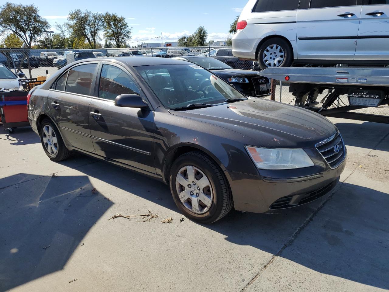 Lot #2940275099 2009 HYUNDAI SONATA GLS