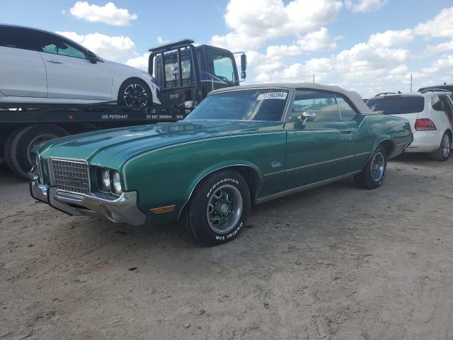 OLDSMOBILE CUTLASS 1972 green   3J67K2M135052 photo #1